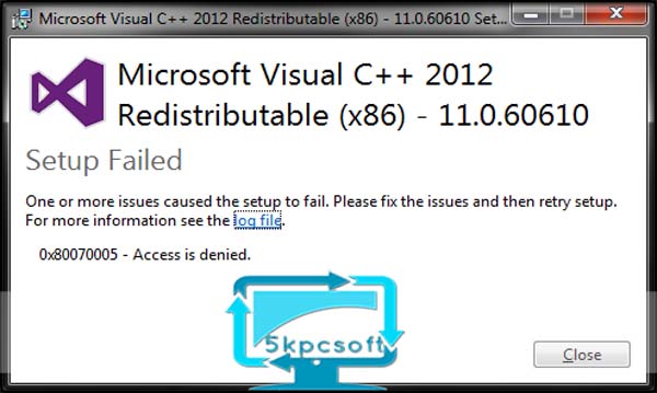 microsoft visual c redistributable 2012 x64